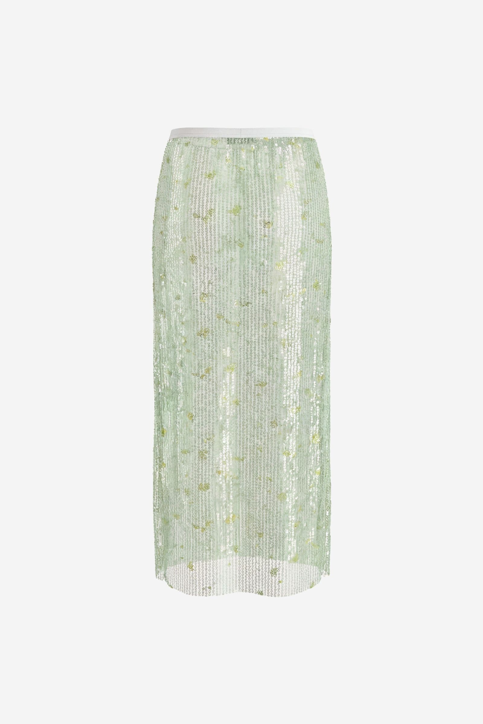 ENISBERGA SKIRT 7506 Bok Floral Sequin