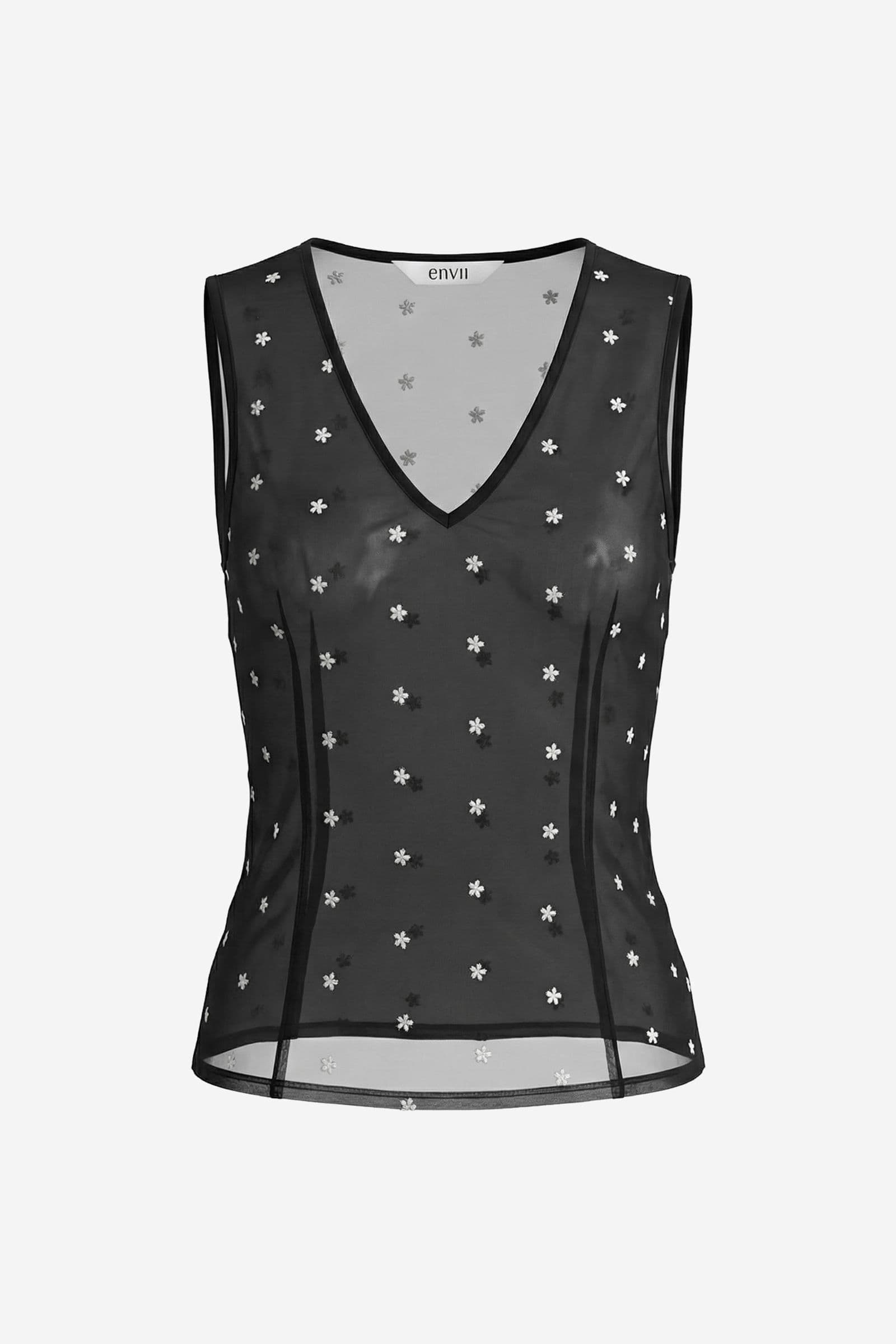 ENSASH TOP 7505 Black Emb