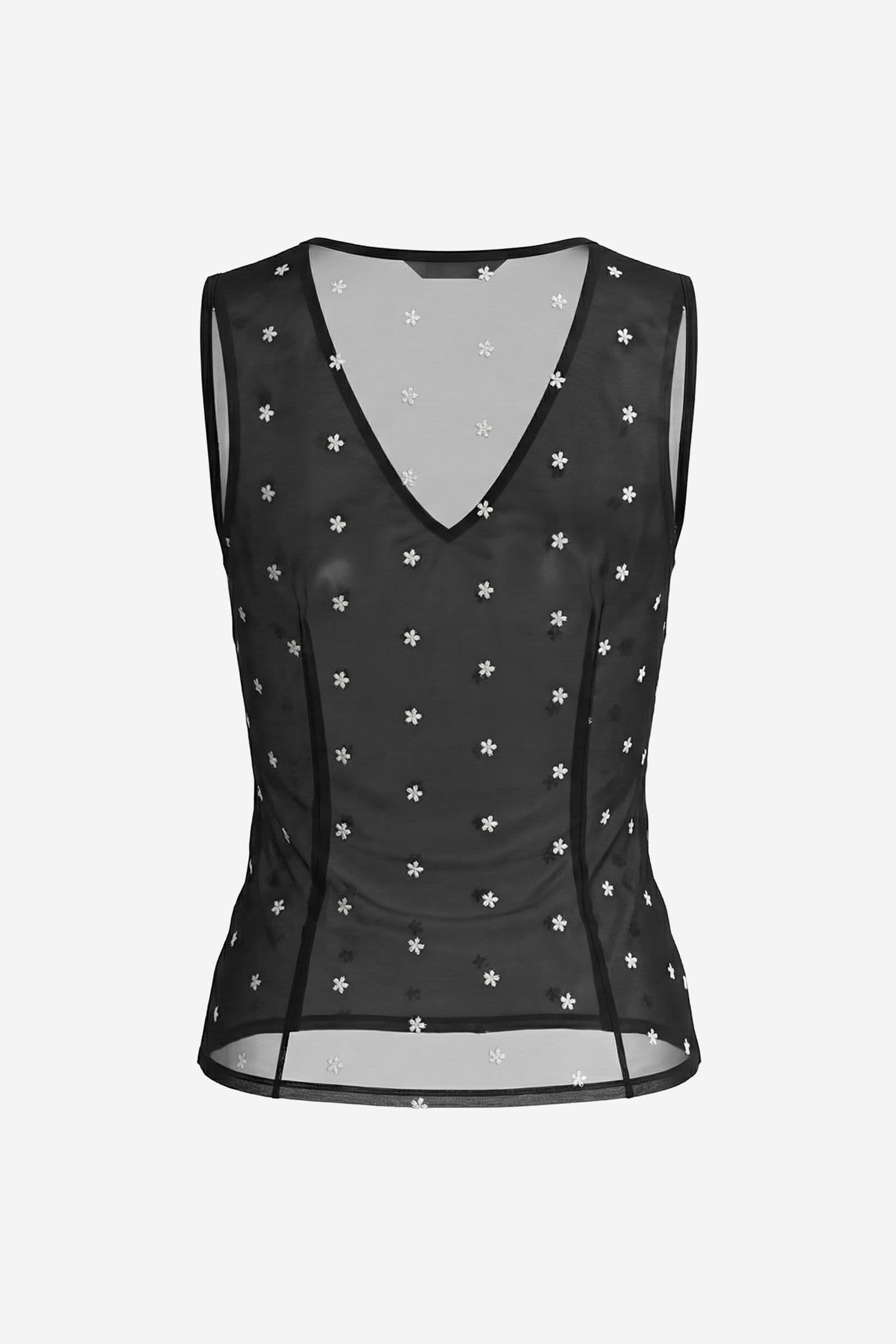 ENSASH TOP 7505 Black Emb