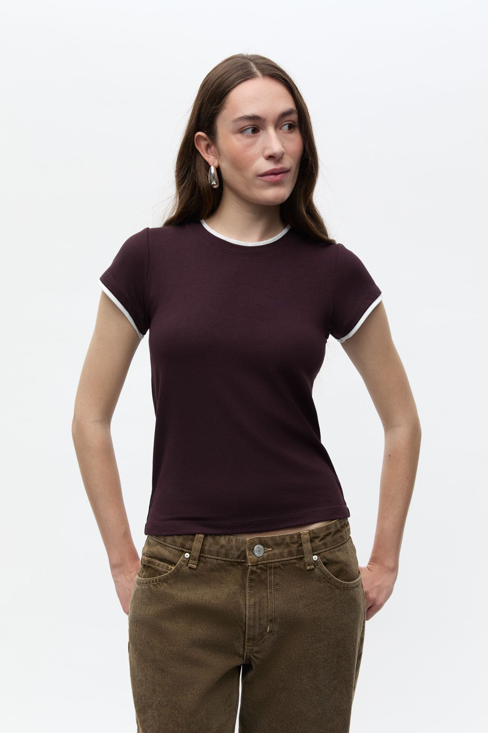 ENELLA O-N TOP 7507 Chocolate Gardenia