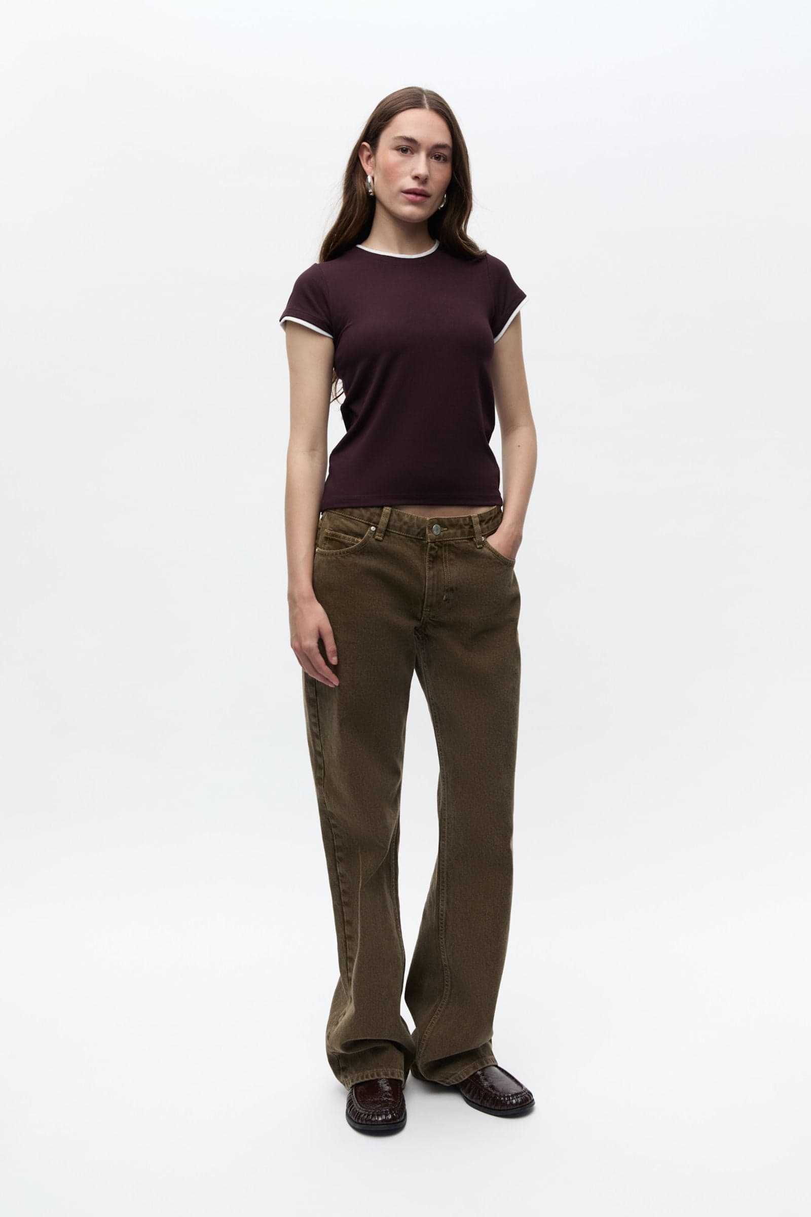 ENELLA O-N TOP 7507 Chocolate Gardenia