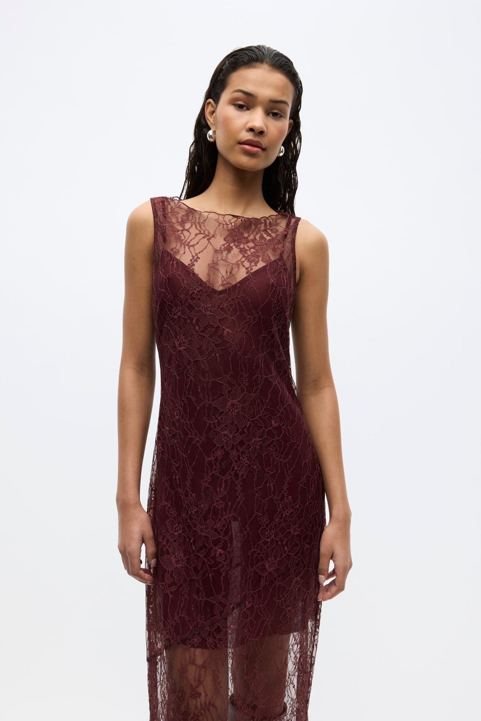 Envega SL slip dress 7466 Decadent Chocolate