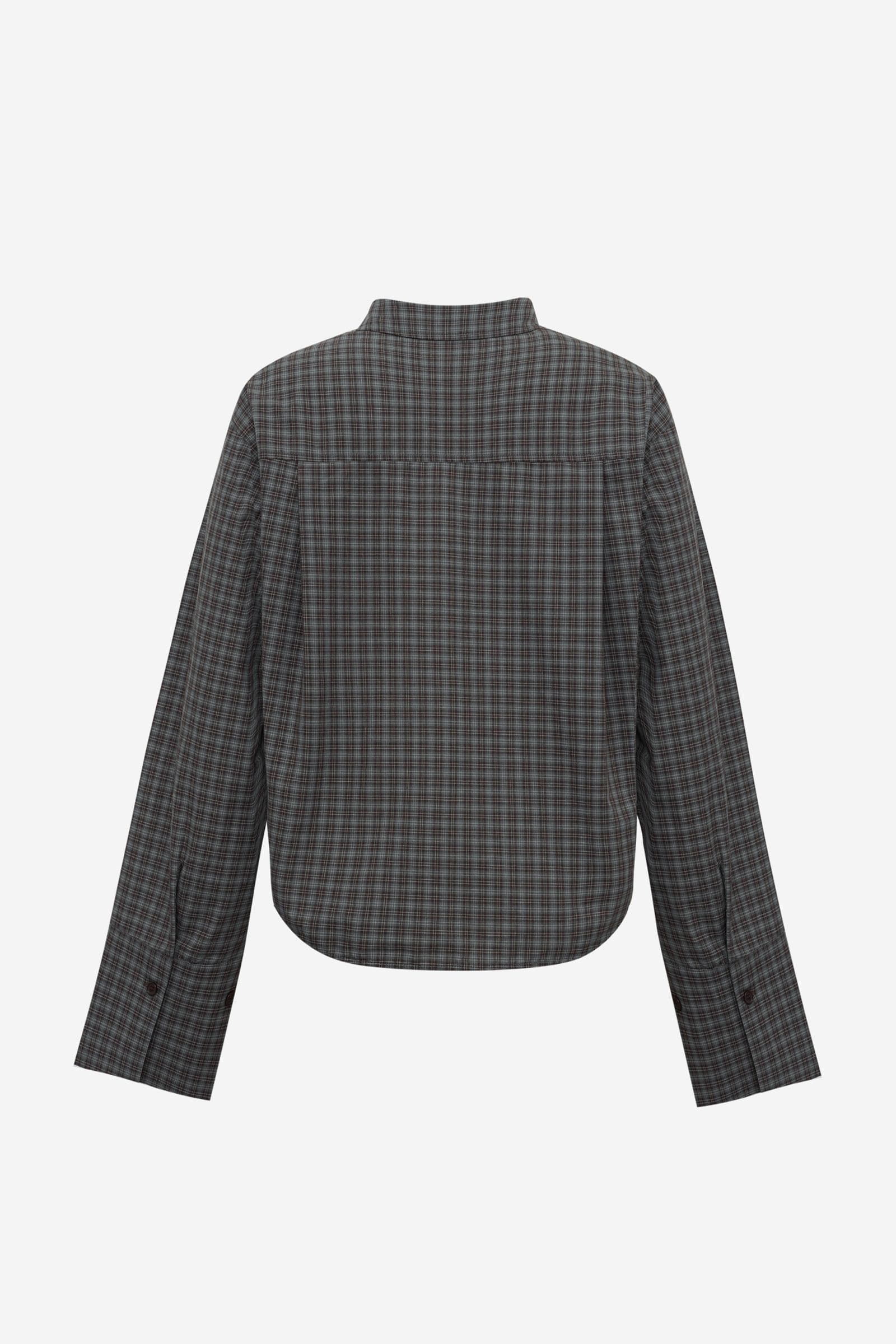 ENWEB LS SHORT SHIRT 7518 Pine Check