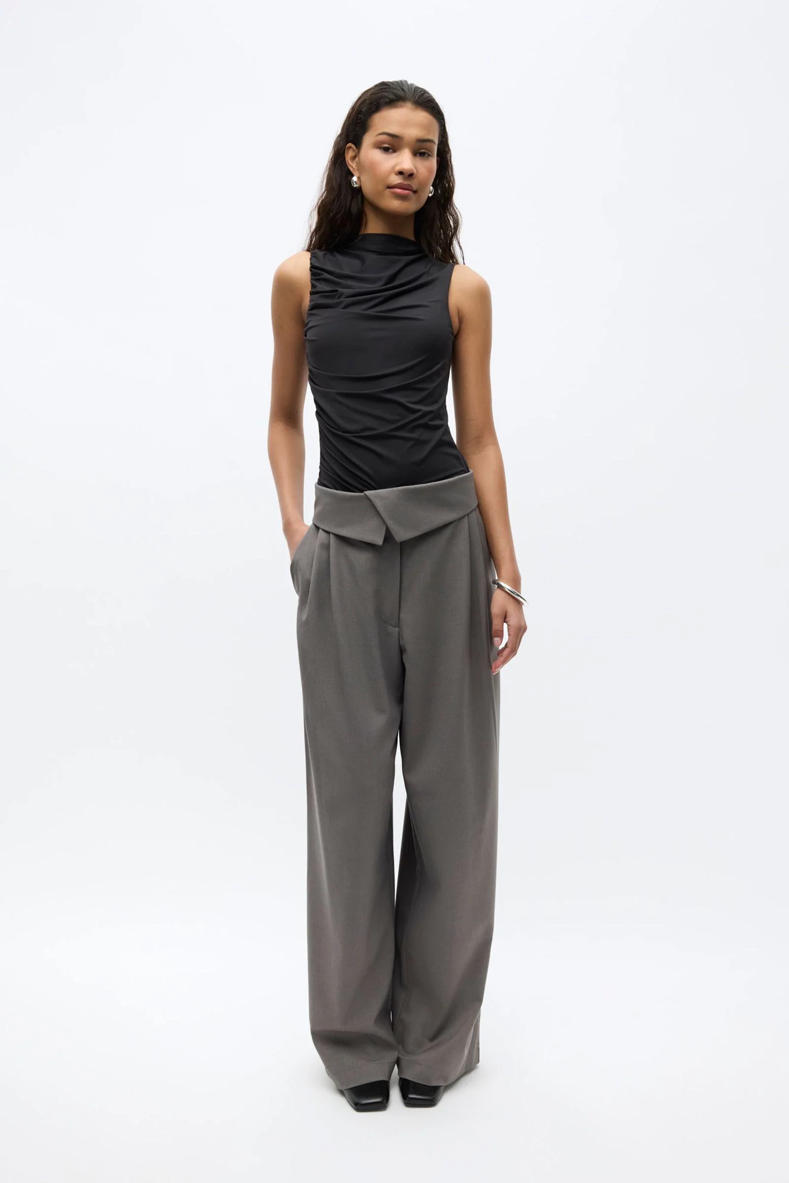 Endore Waist Pants 7485 Gray Mel.