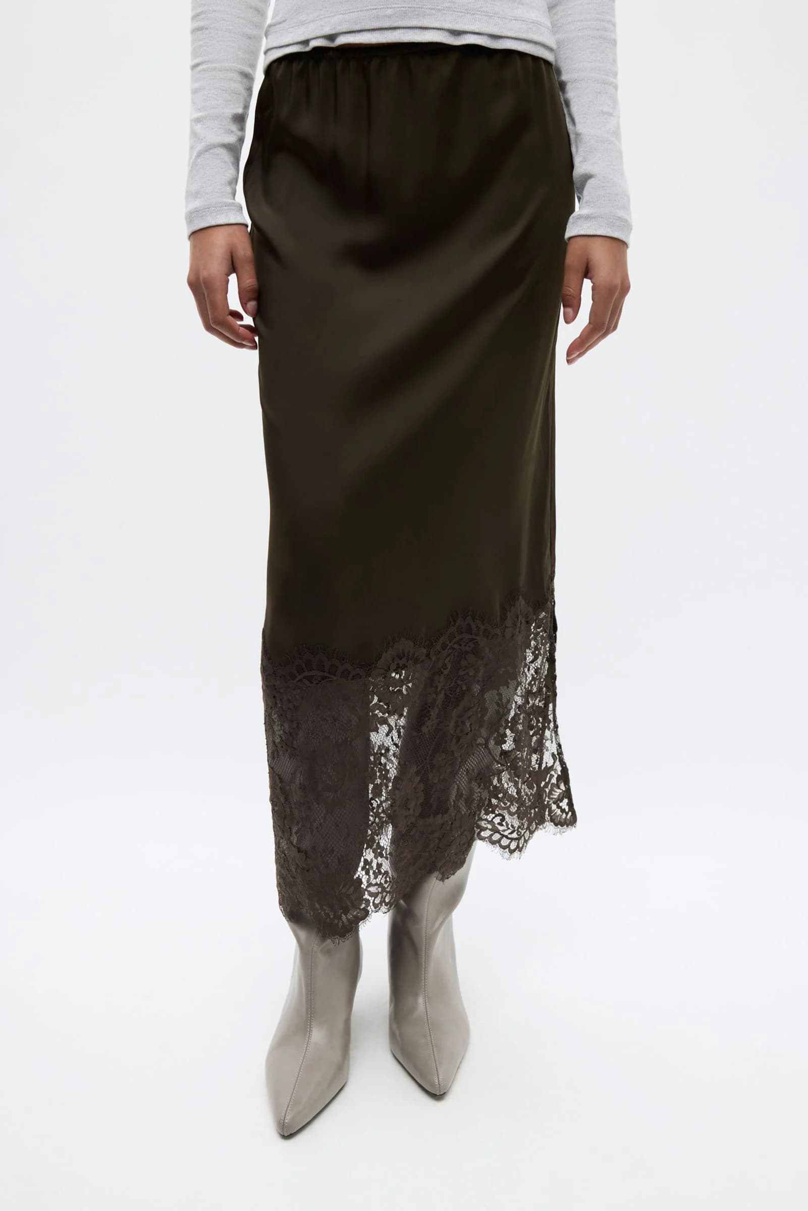 Ennala Skirt 7494 Very Dark Olive