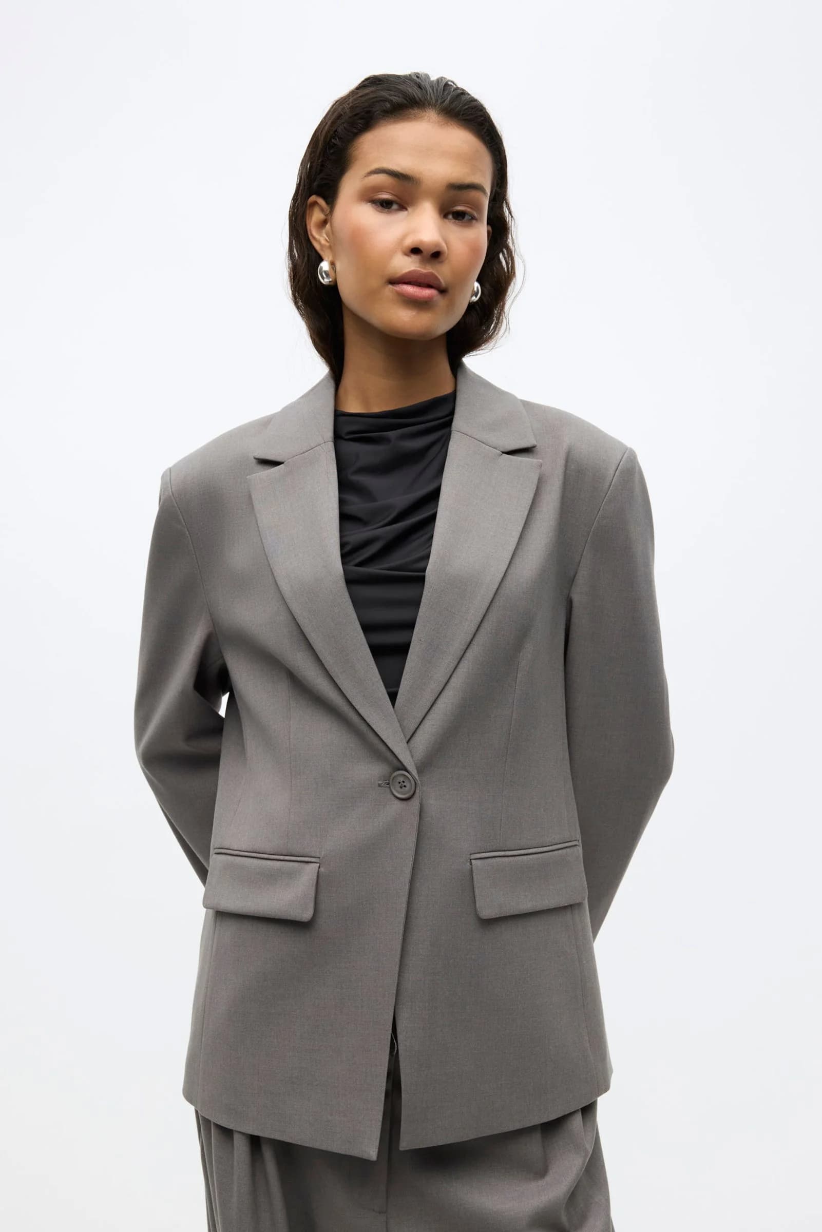 Enlena Blazer 7485 Gray Mel.