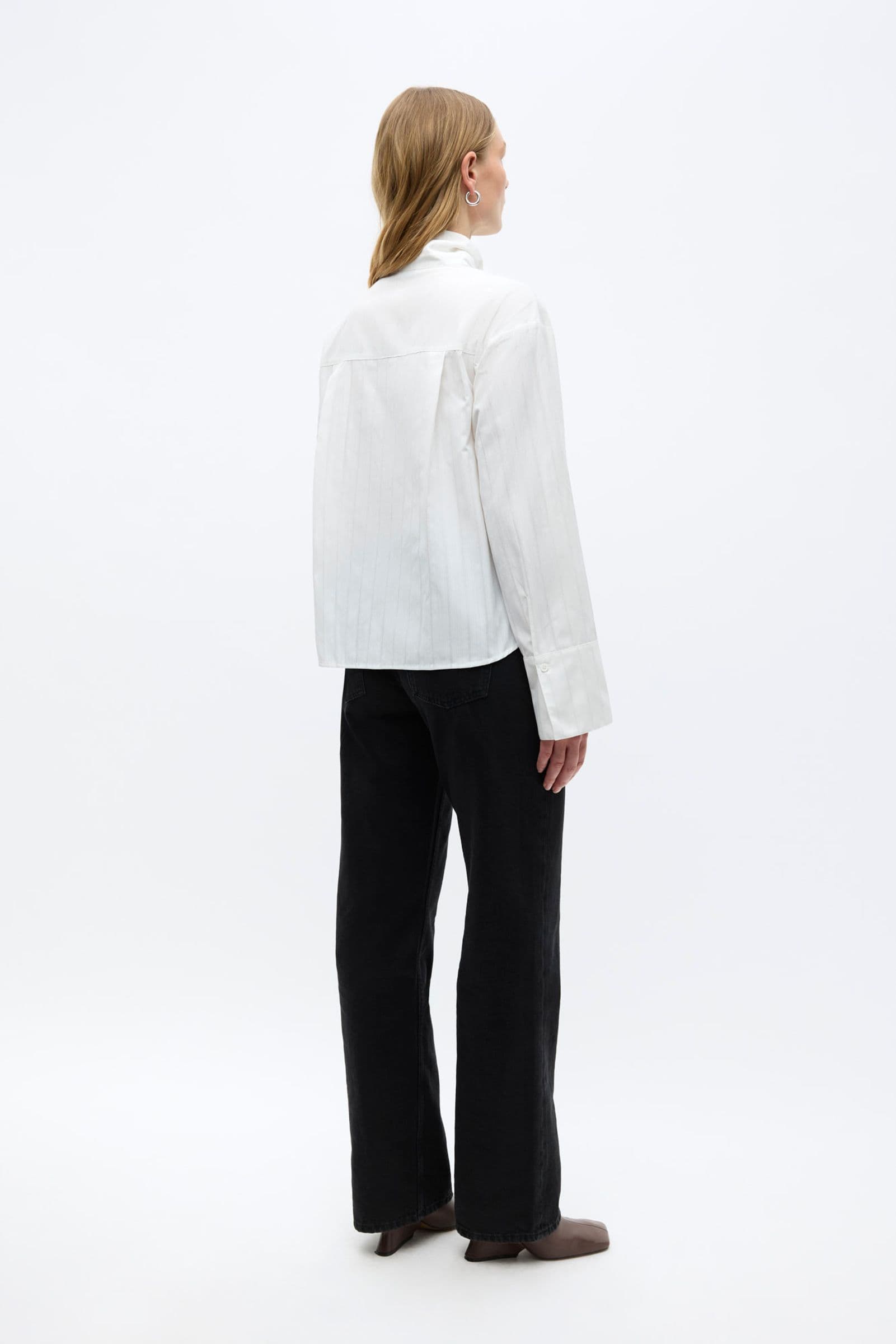 Enweb Shirt Short Tie 7495 Bright White