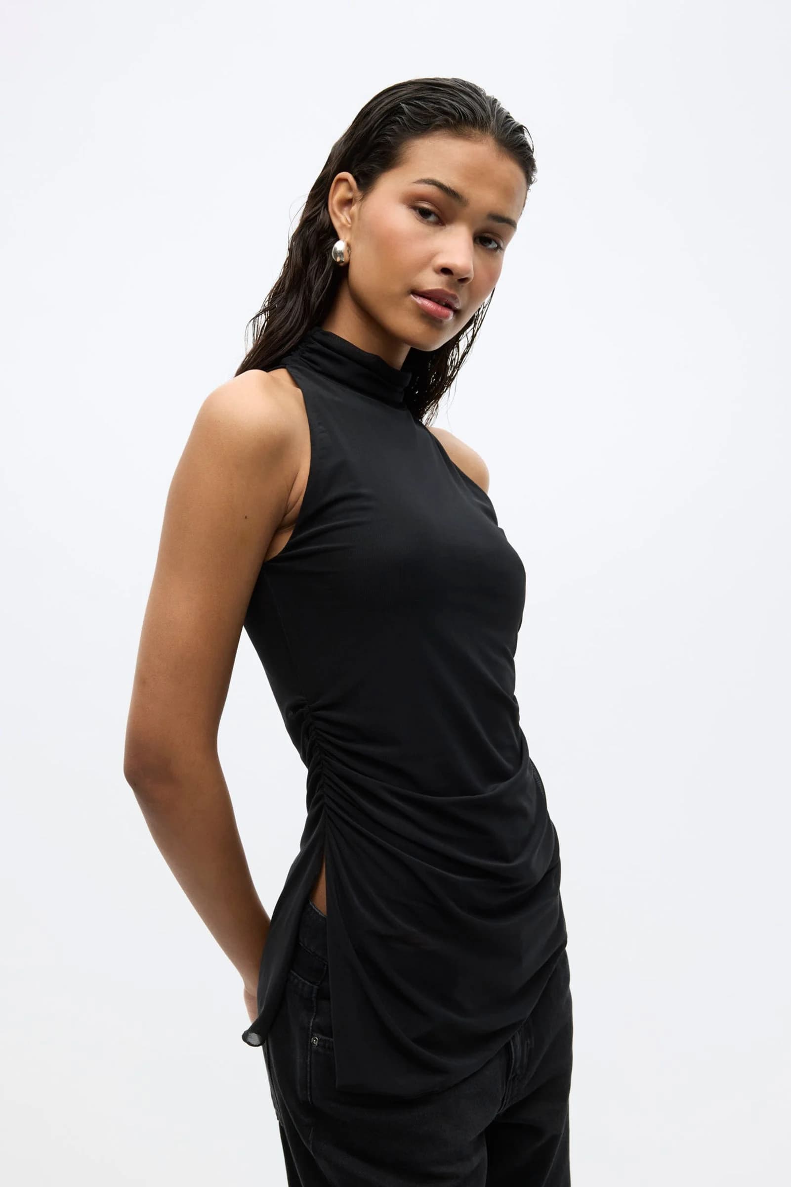 Enyelena T N Top 7386 Black