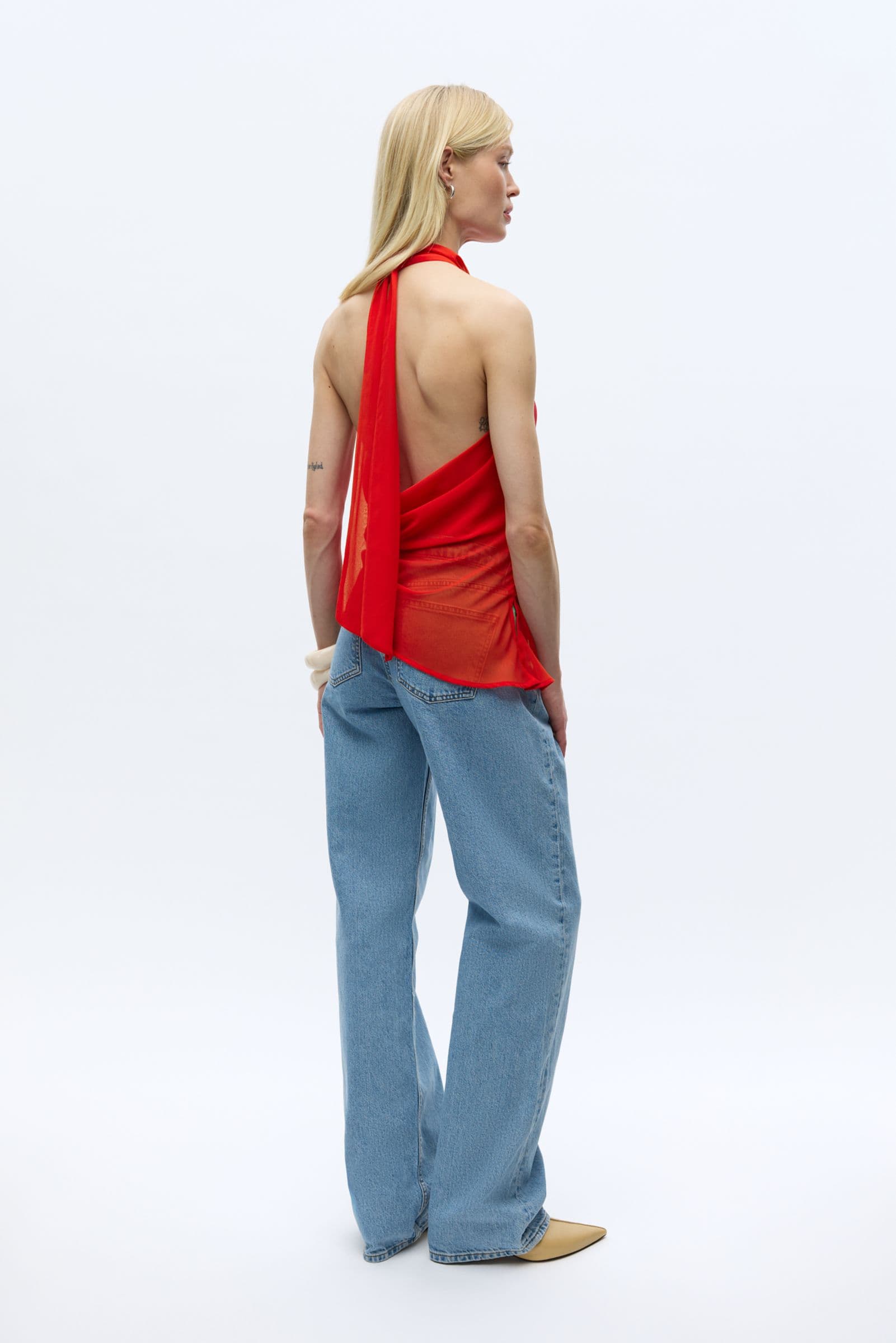 ENYARSI TIE TOP 7349 FIERY RED