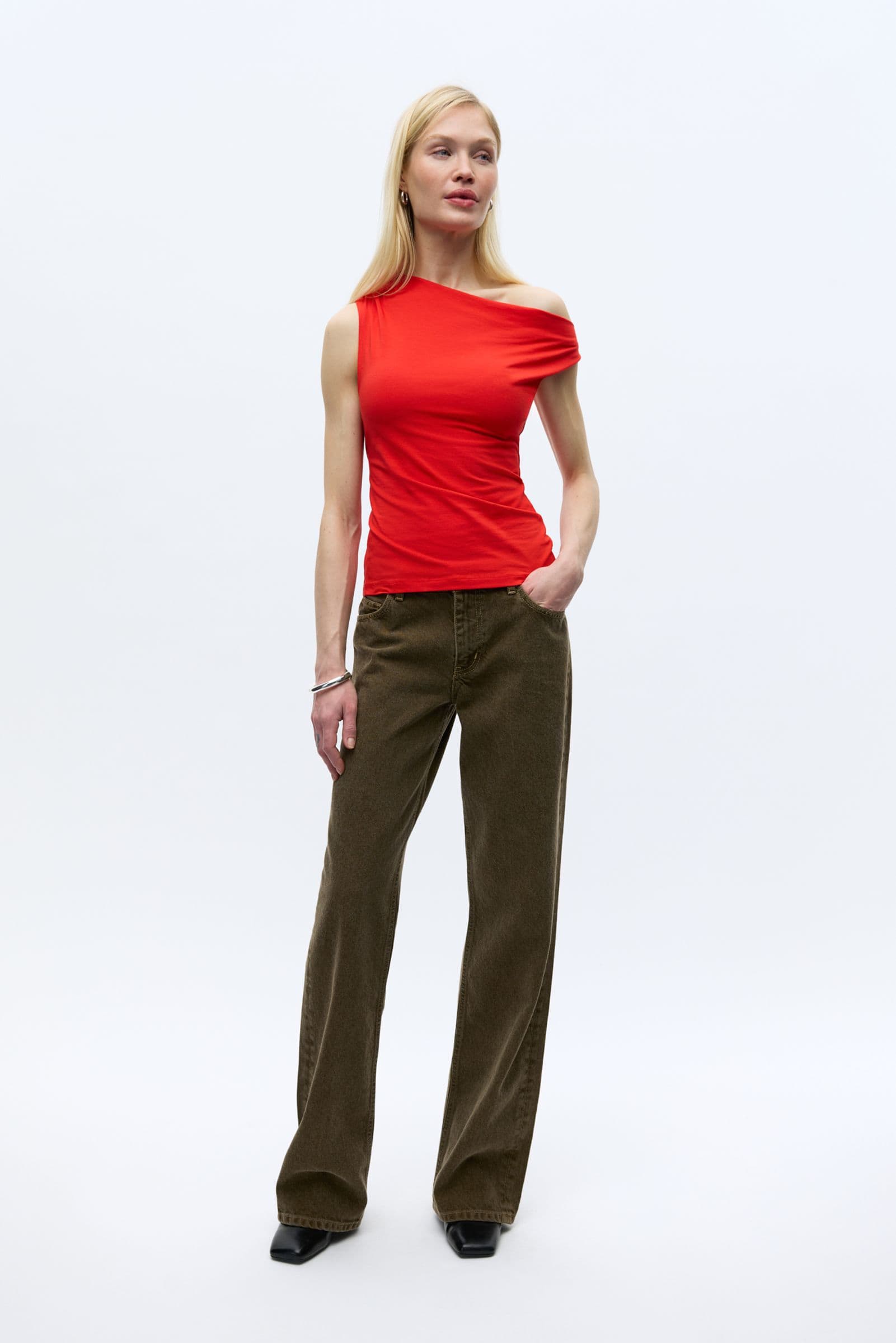 ENMARLEY TOP 7047 FIERY RED