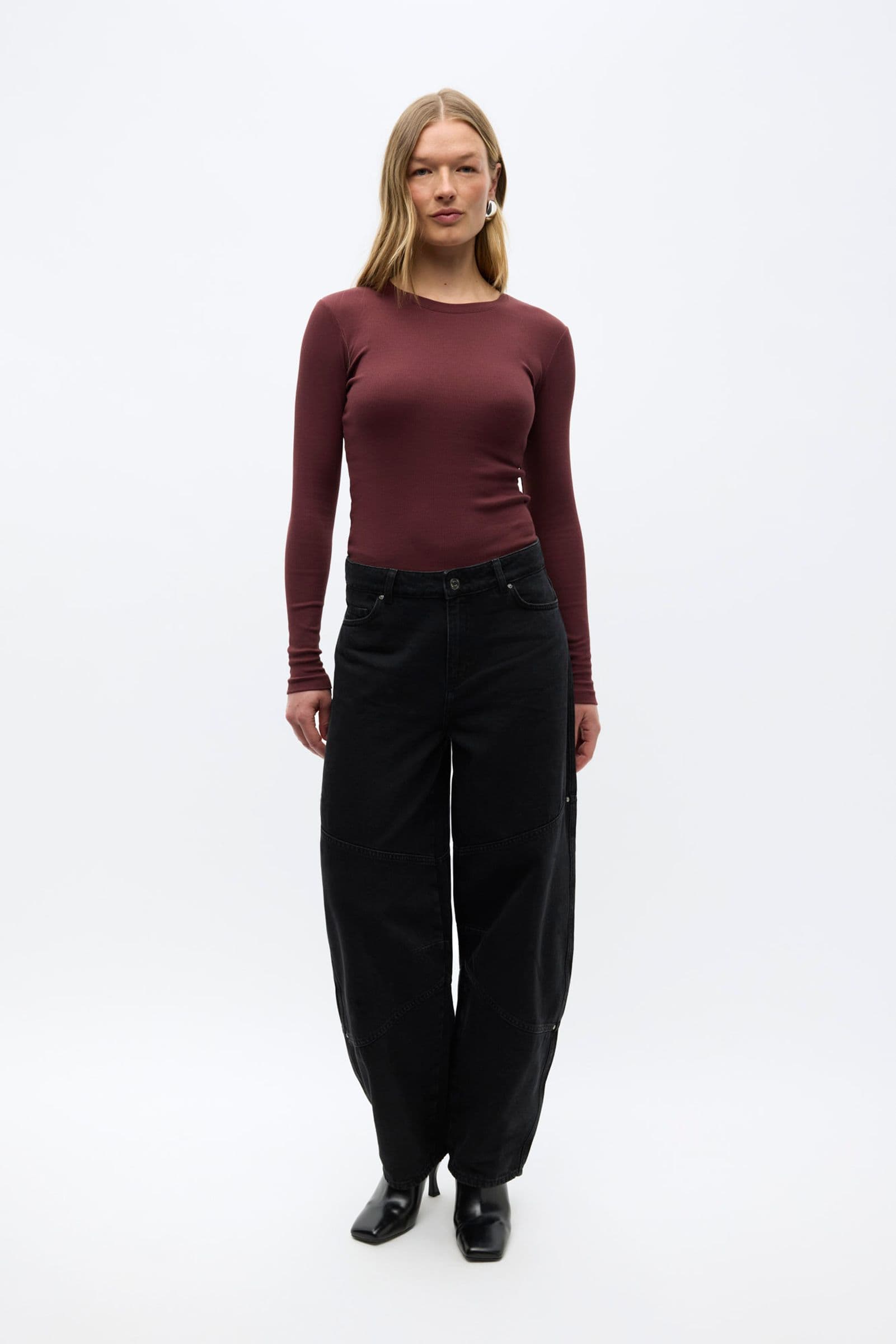 Enbillie Jeans Seam 6856 Washed Black