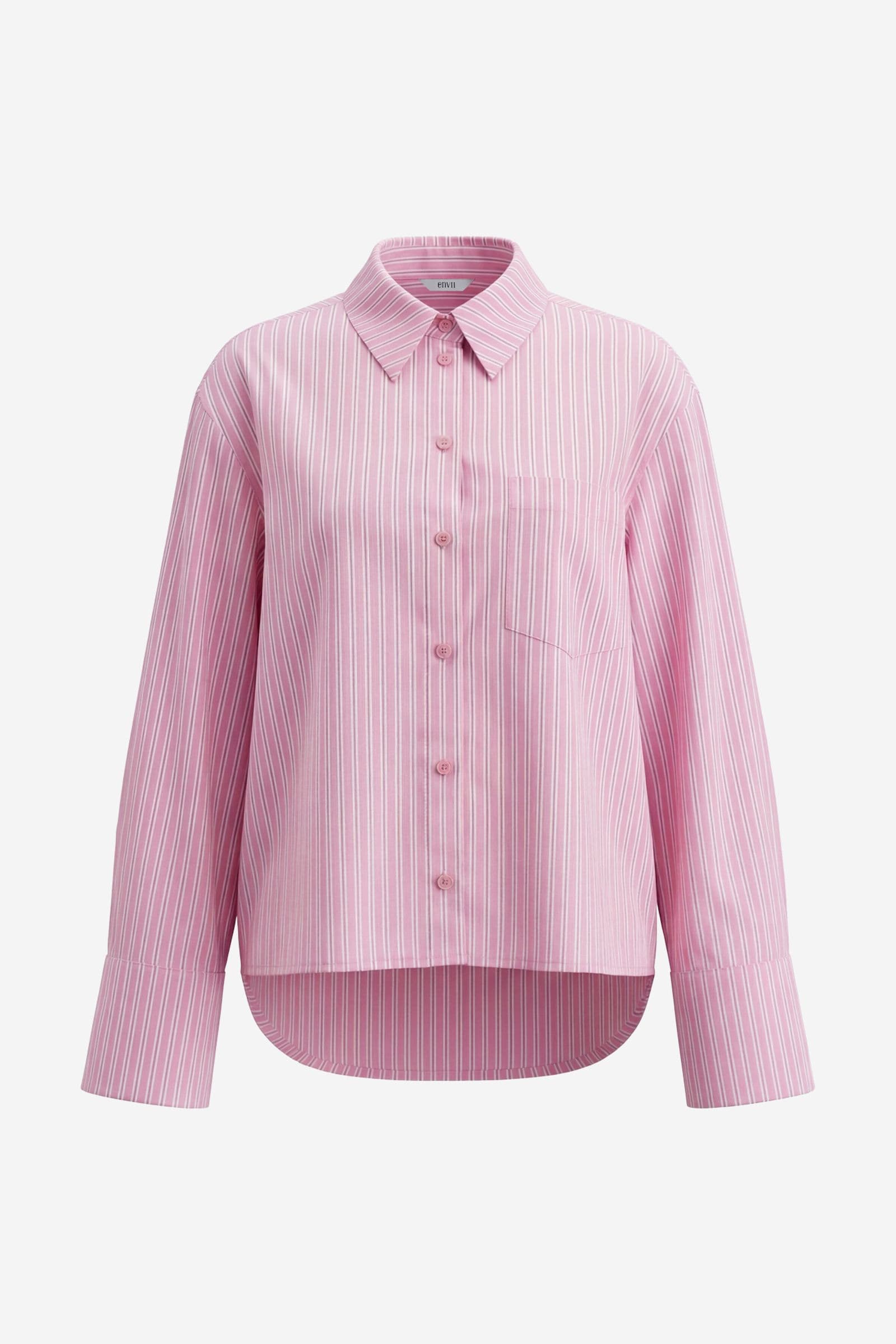 Enweb LS Short Shirt 7498 Bright Pink St.