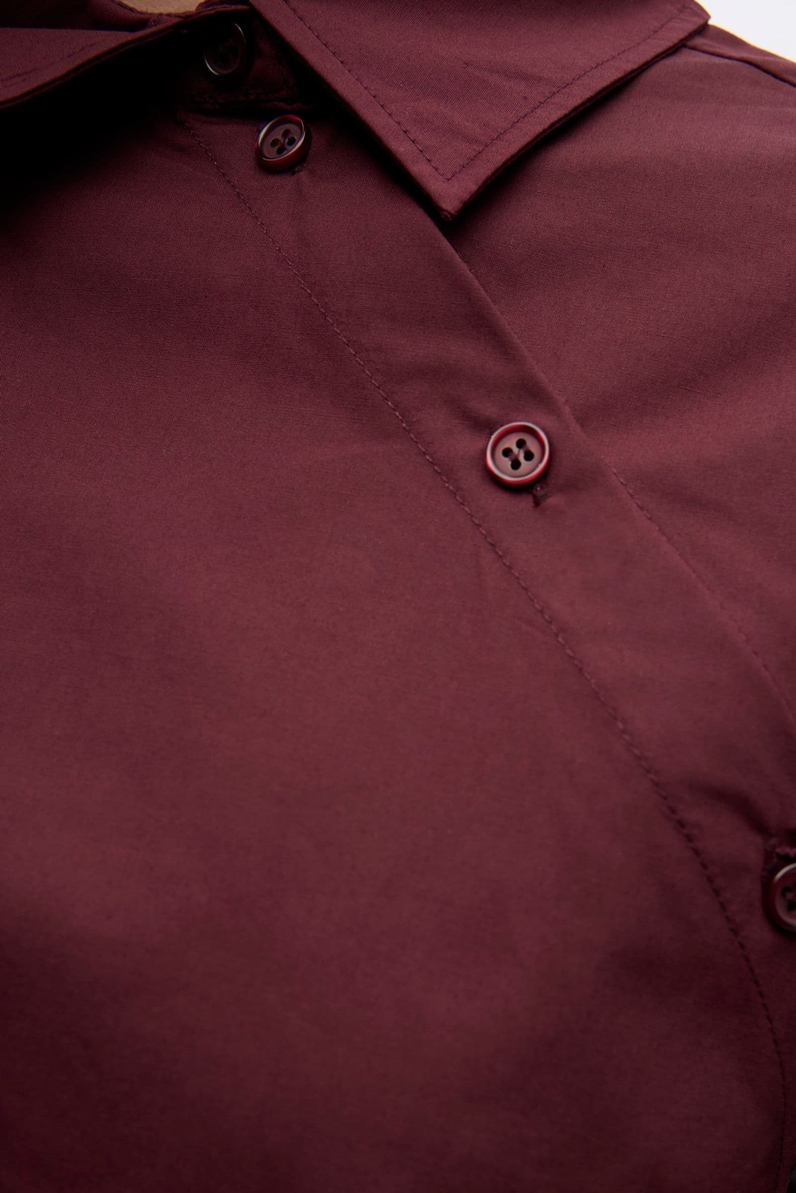 Enweb LS Short Shirt A 7544 Burgundy