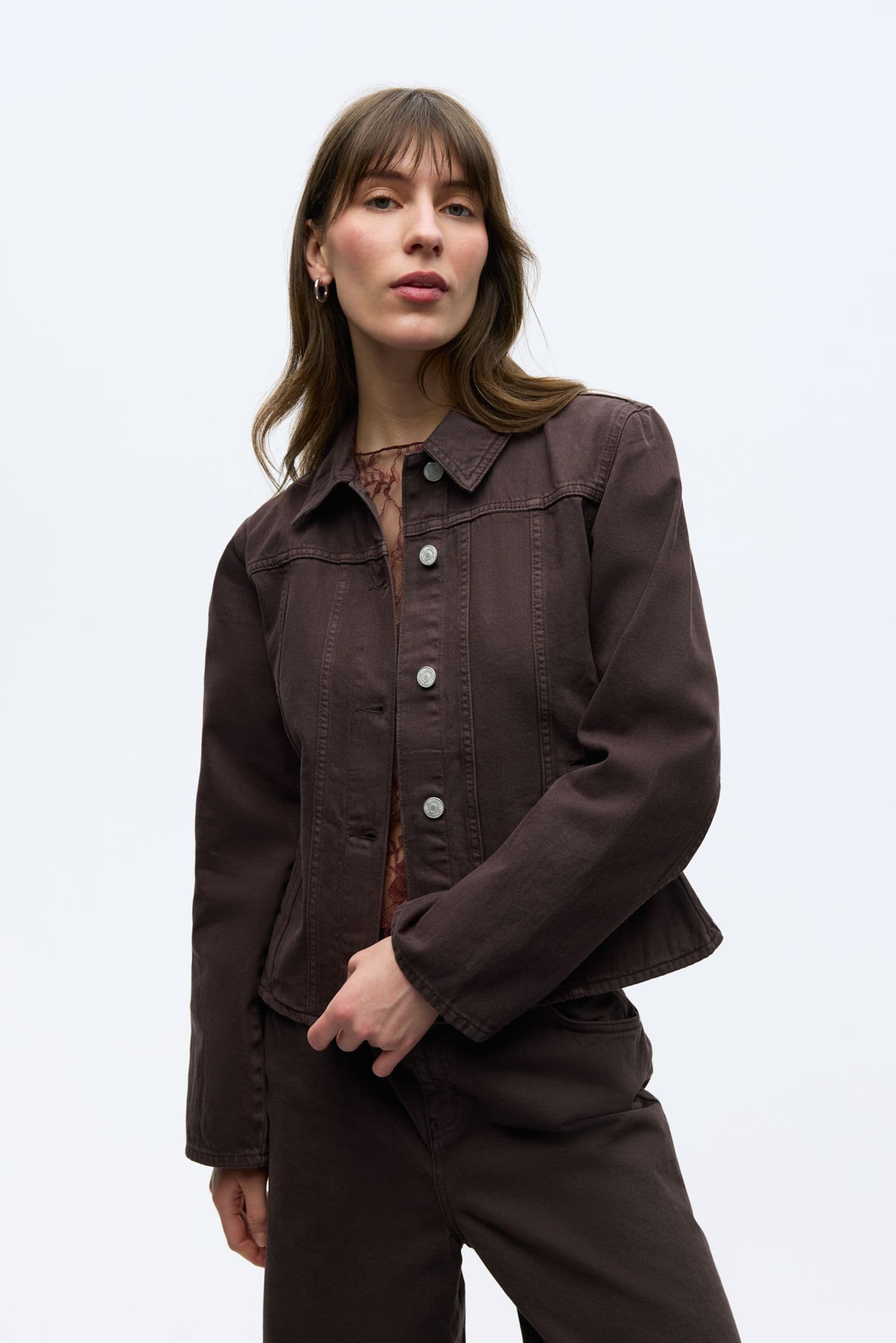 Eneve Jacket 6803 Worn Chocolate