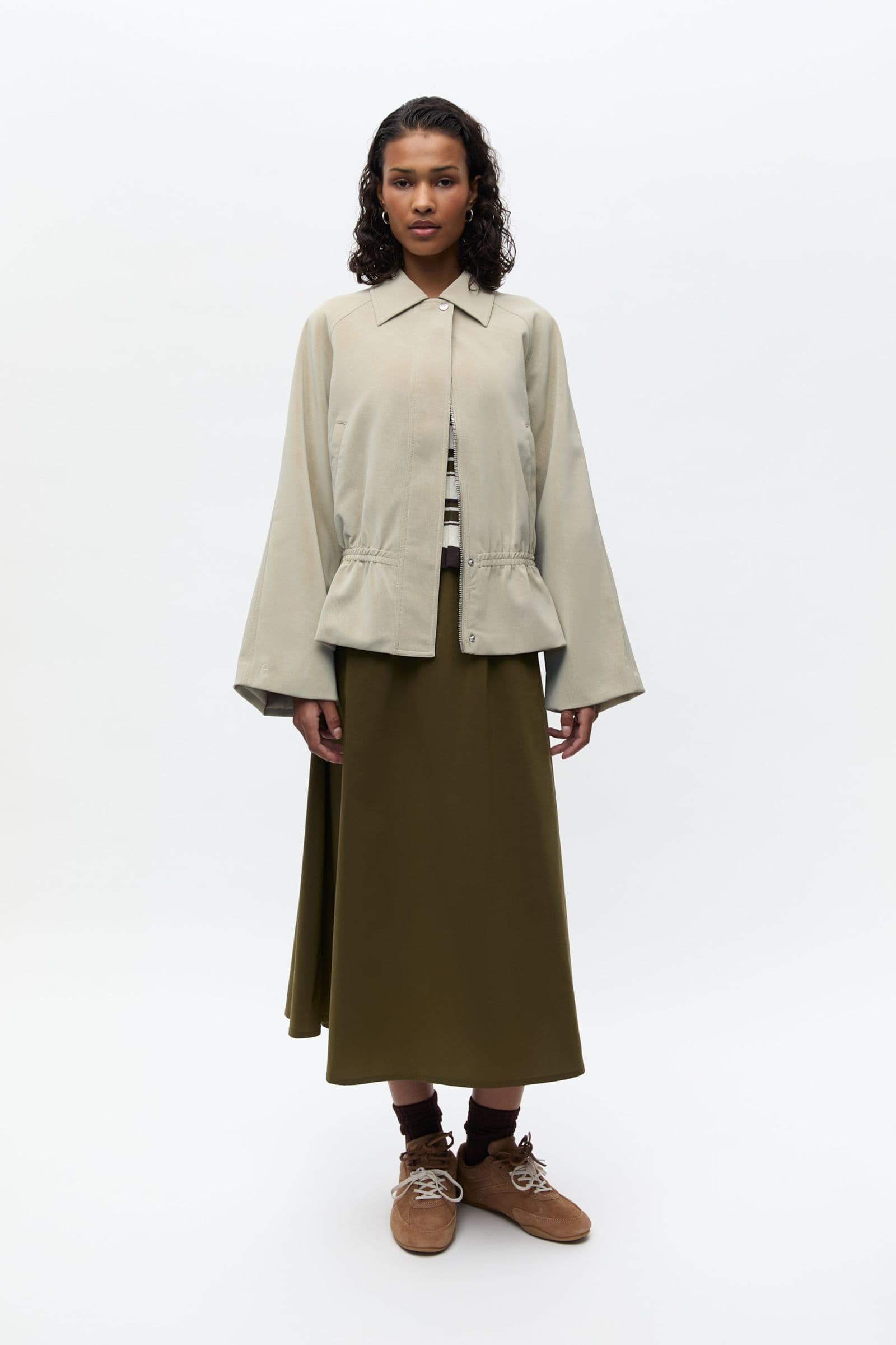 ENSARA JACKET 7548 Silver Birch Mel