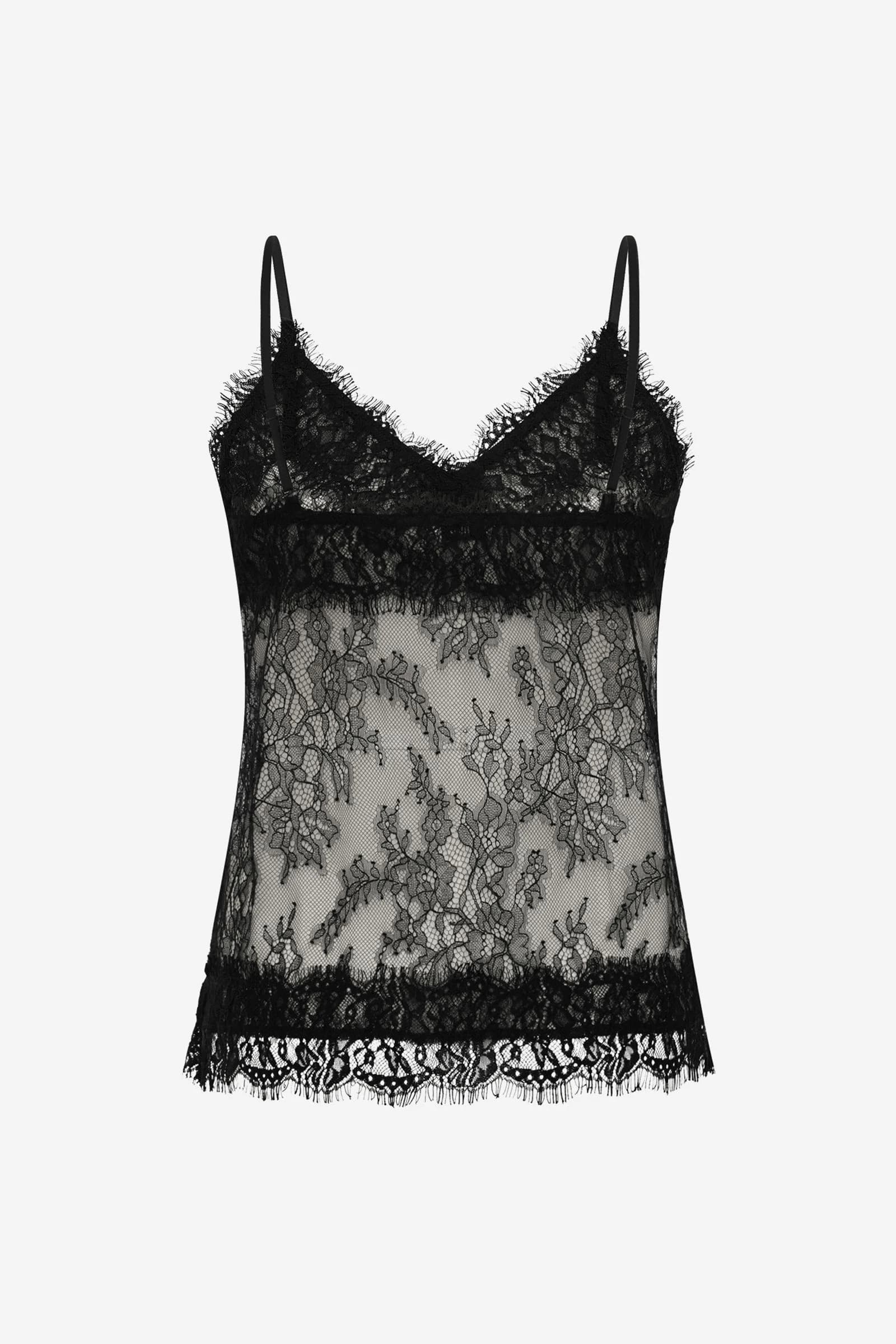Ennanna Singlet Top 7583 Black