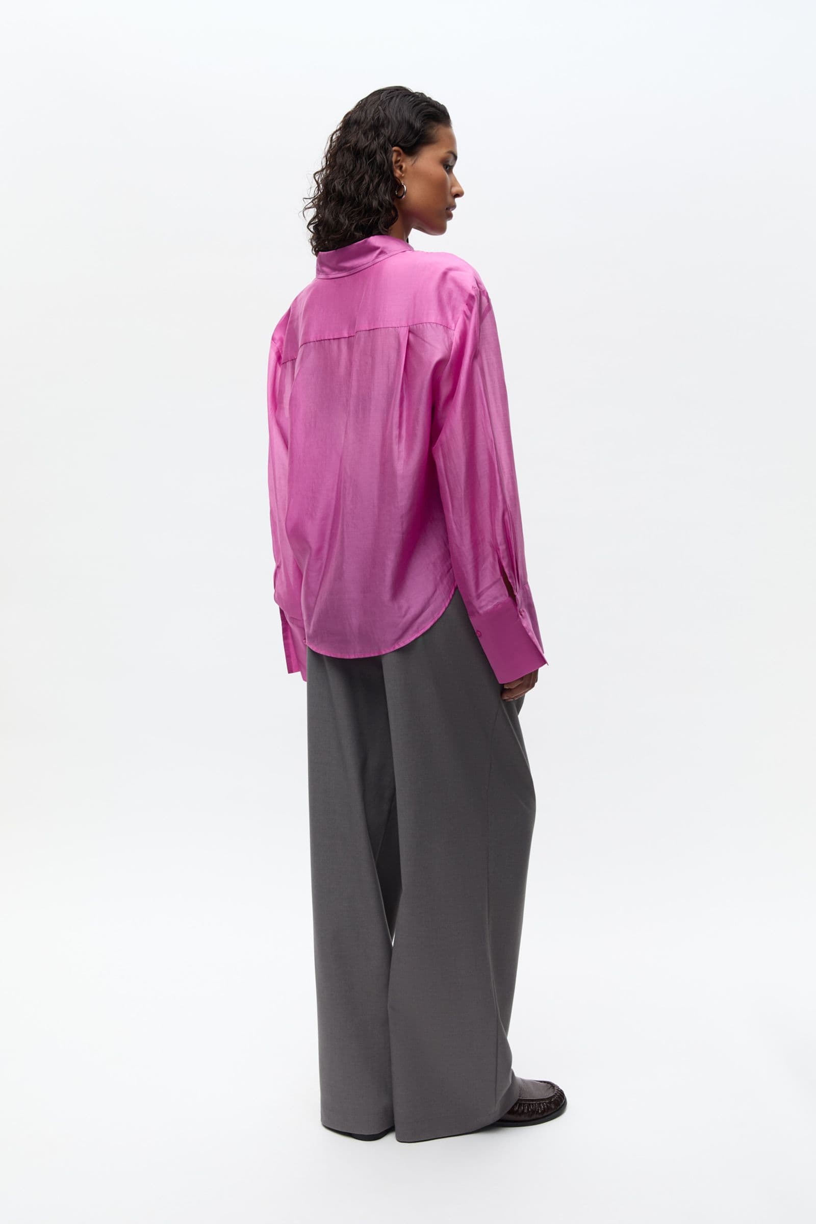 Enweb Ls Short Shirt 7604 Pink Carnation