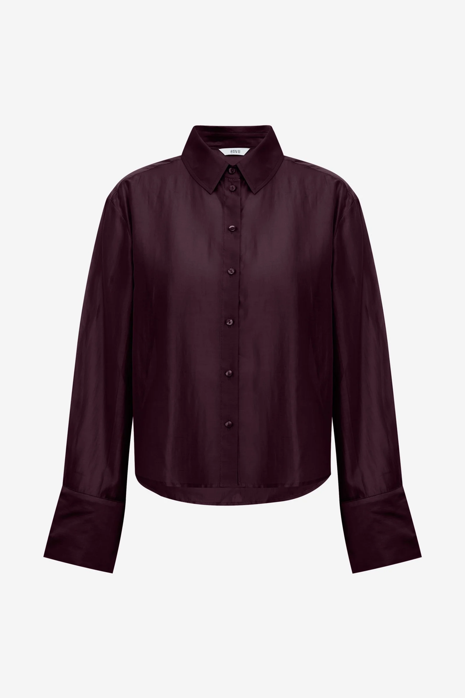Enweb Ls Short Shirt 7604 Decadent Chocolate