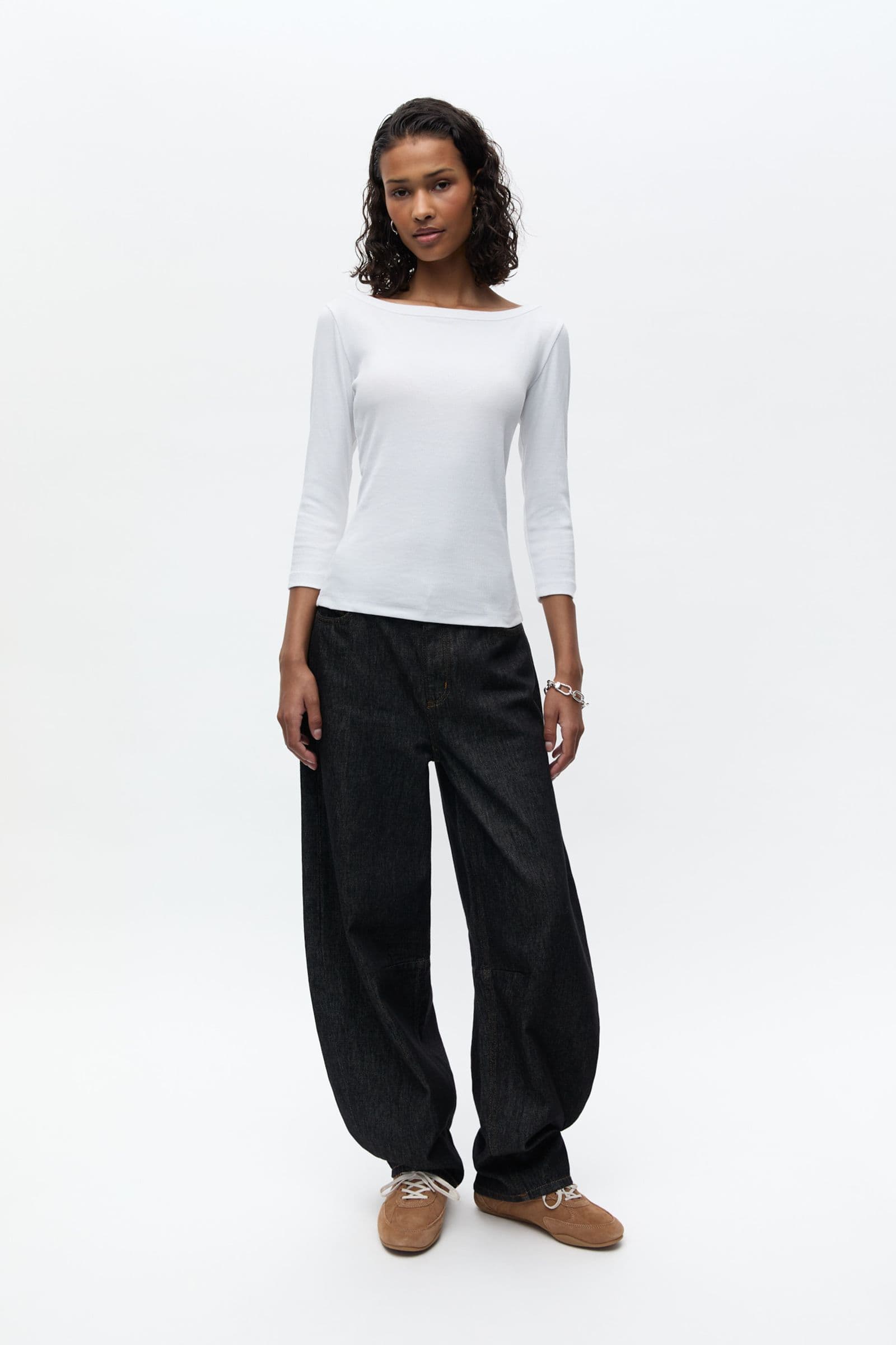 ENALLY LS B-N TEE 5314 Bright White