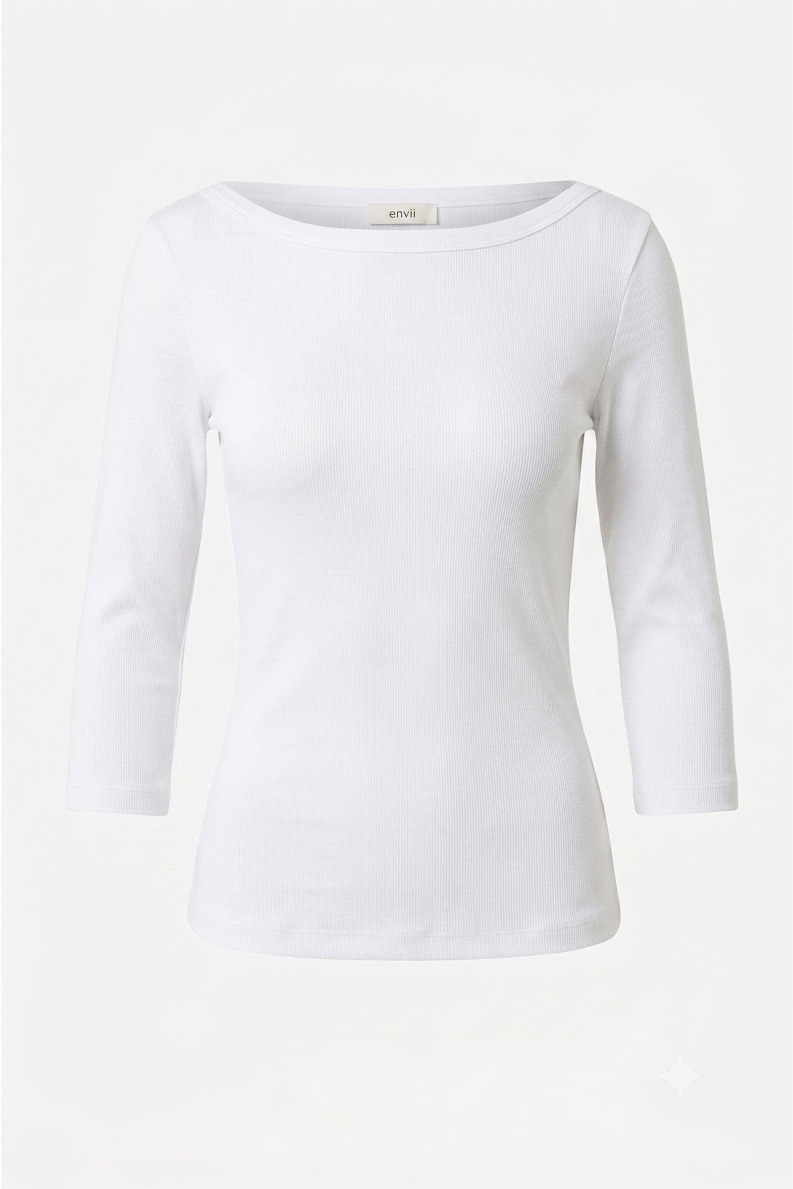 ENALLY LS B-N TEE 5314 Bright White