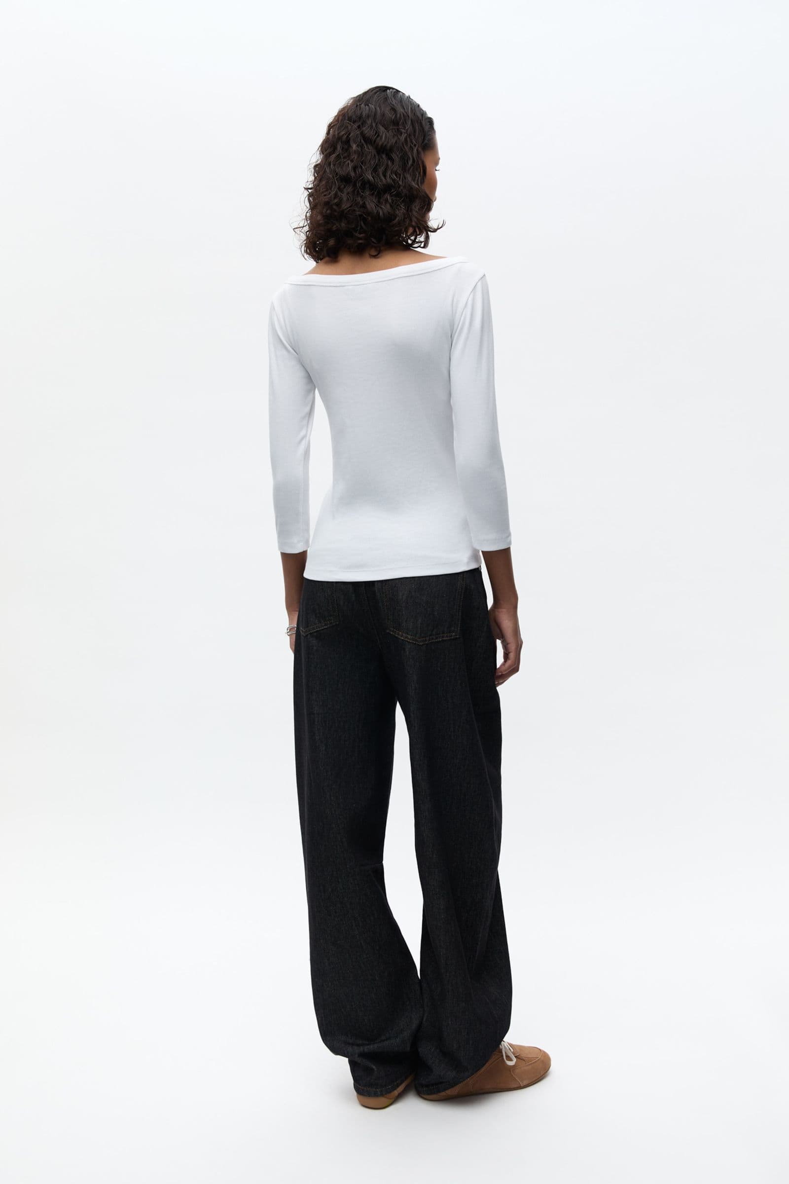 ENALLY LS B-N TEE 5314 Bright White