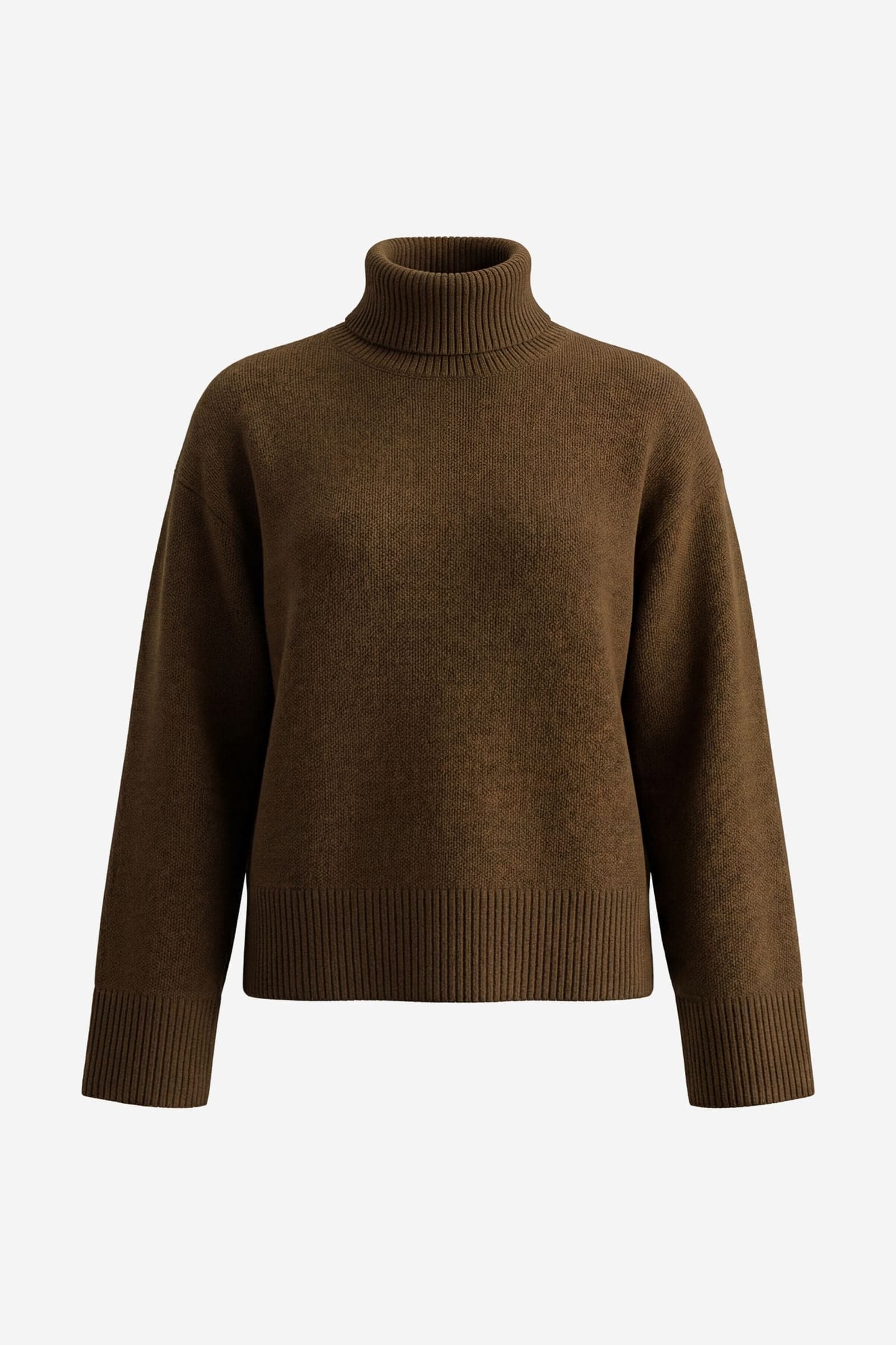 ENELISE LS KNIT 7230 Dark Olive