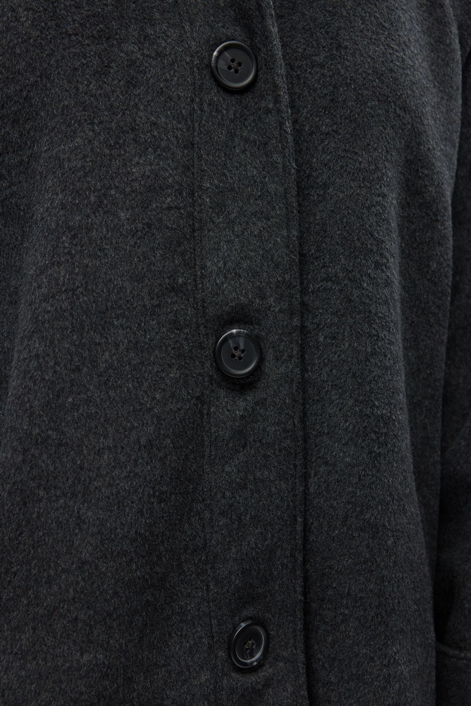 ENSENECA WOOL JACKET 7276 Black Mel