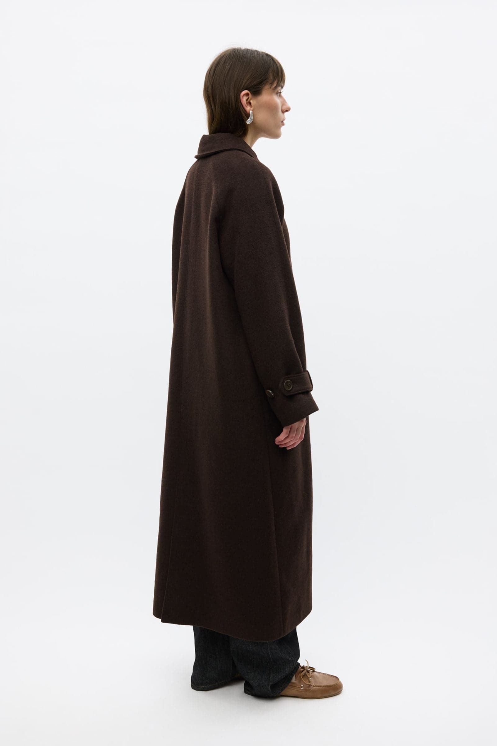 ENSENECA WOOL JACKET 7276 Chocolate Torte Mel