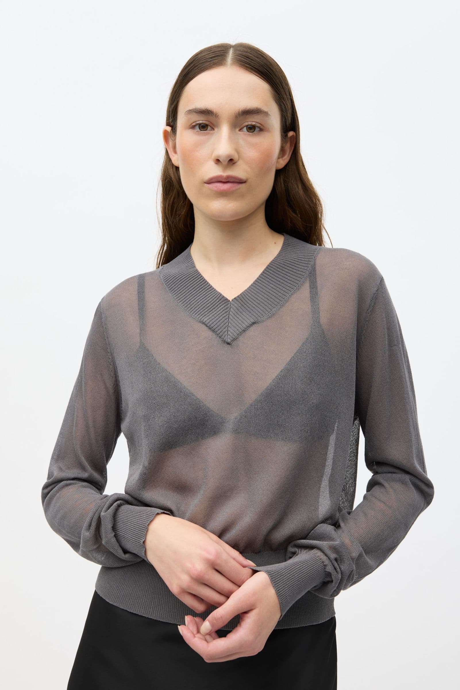 ENDOVIE LS V-N KNIT 7322 Asphalt