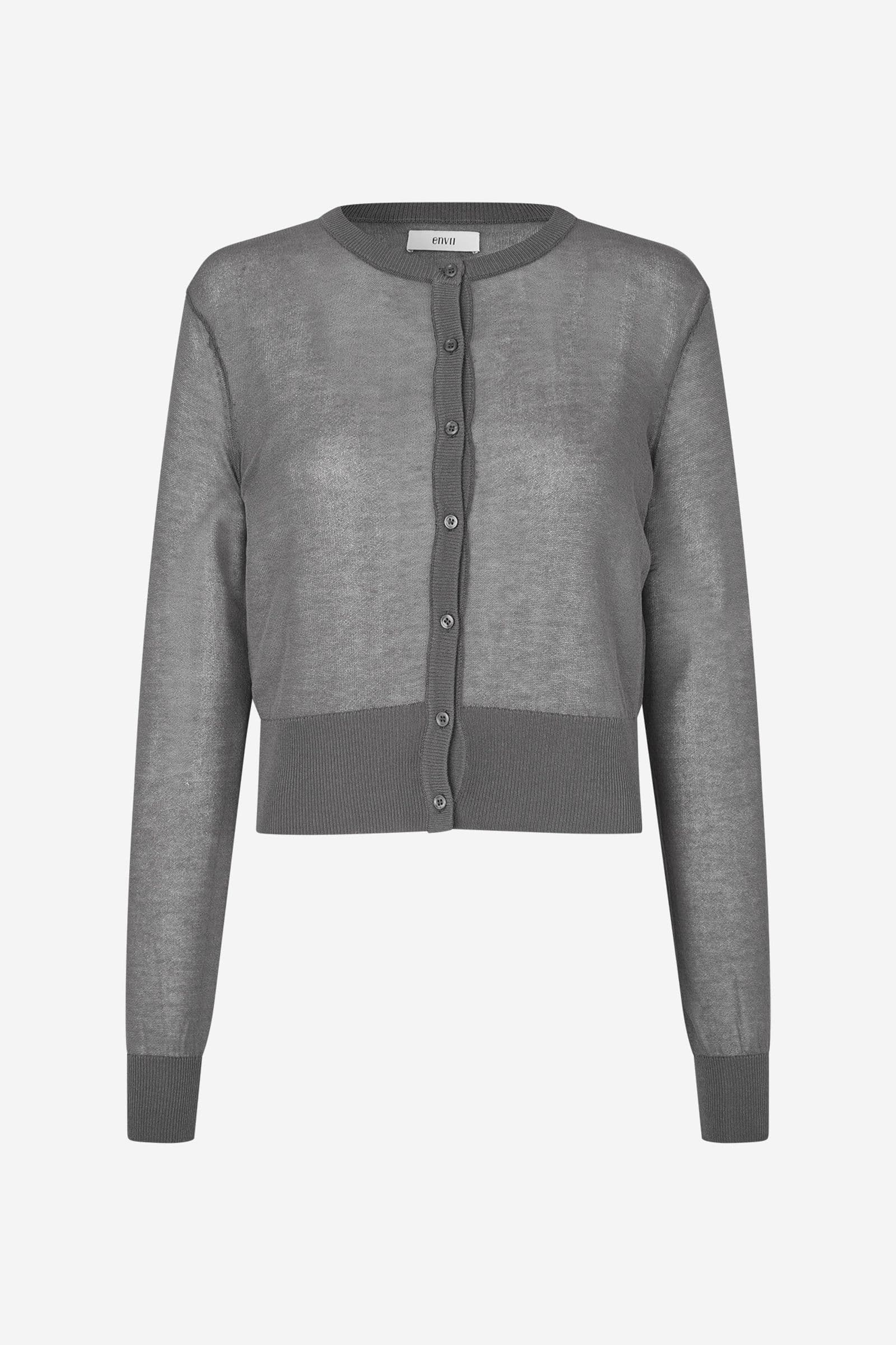 ENDOVIE LS CARDIGAN 7322 Asphalt