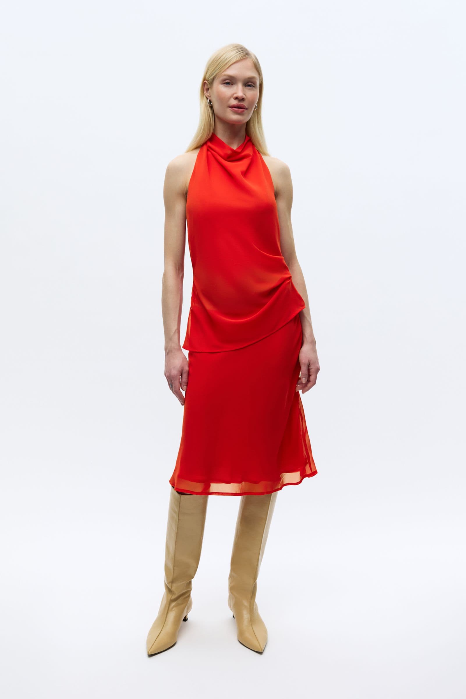 ENYARSI SKIRT 7349 FIERY RED