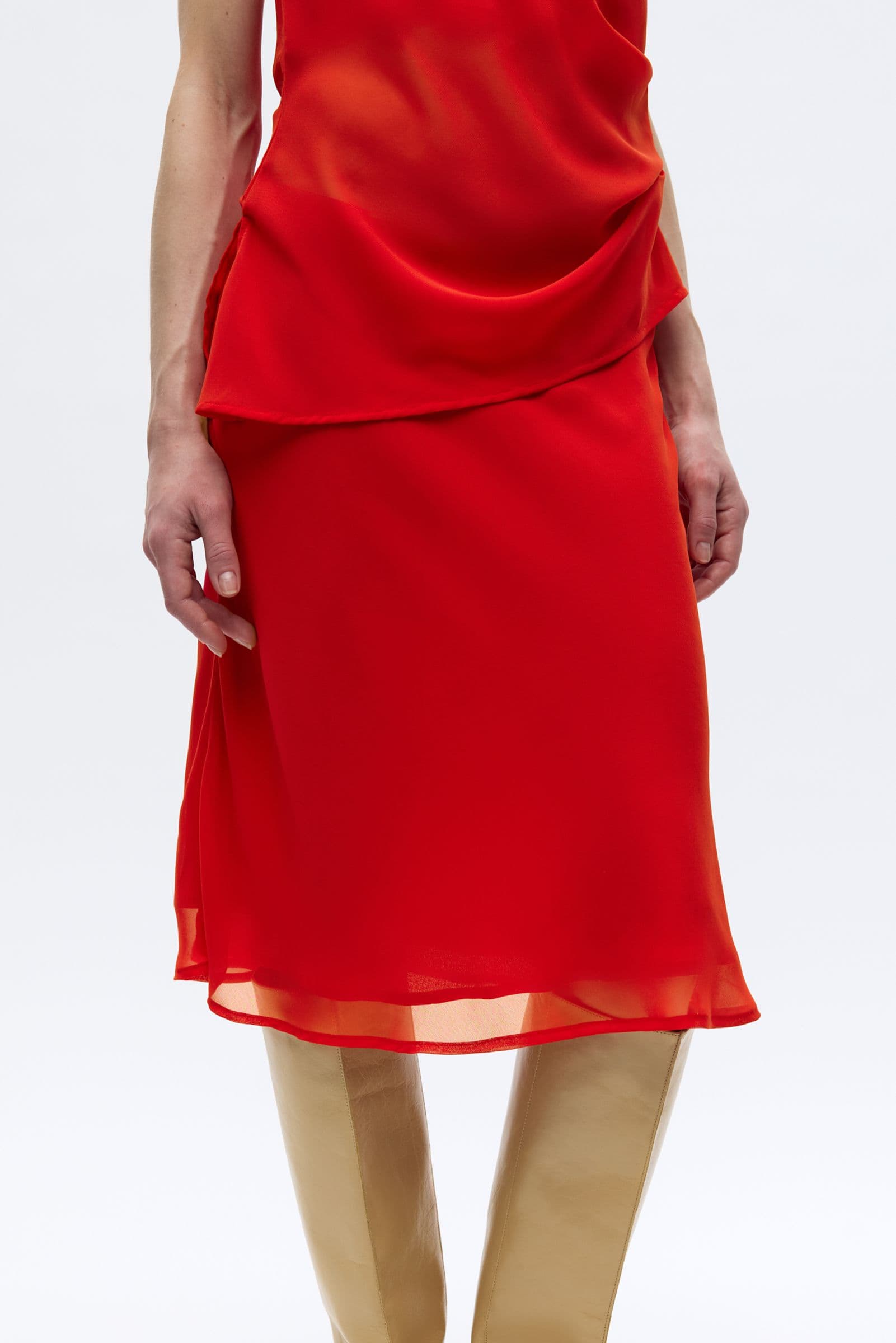ENYARSI SKIRT 7349 FIERY RED