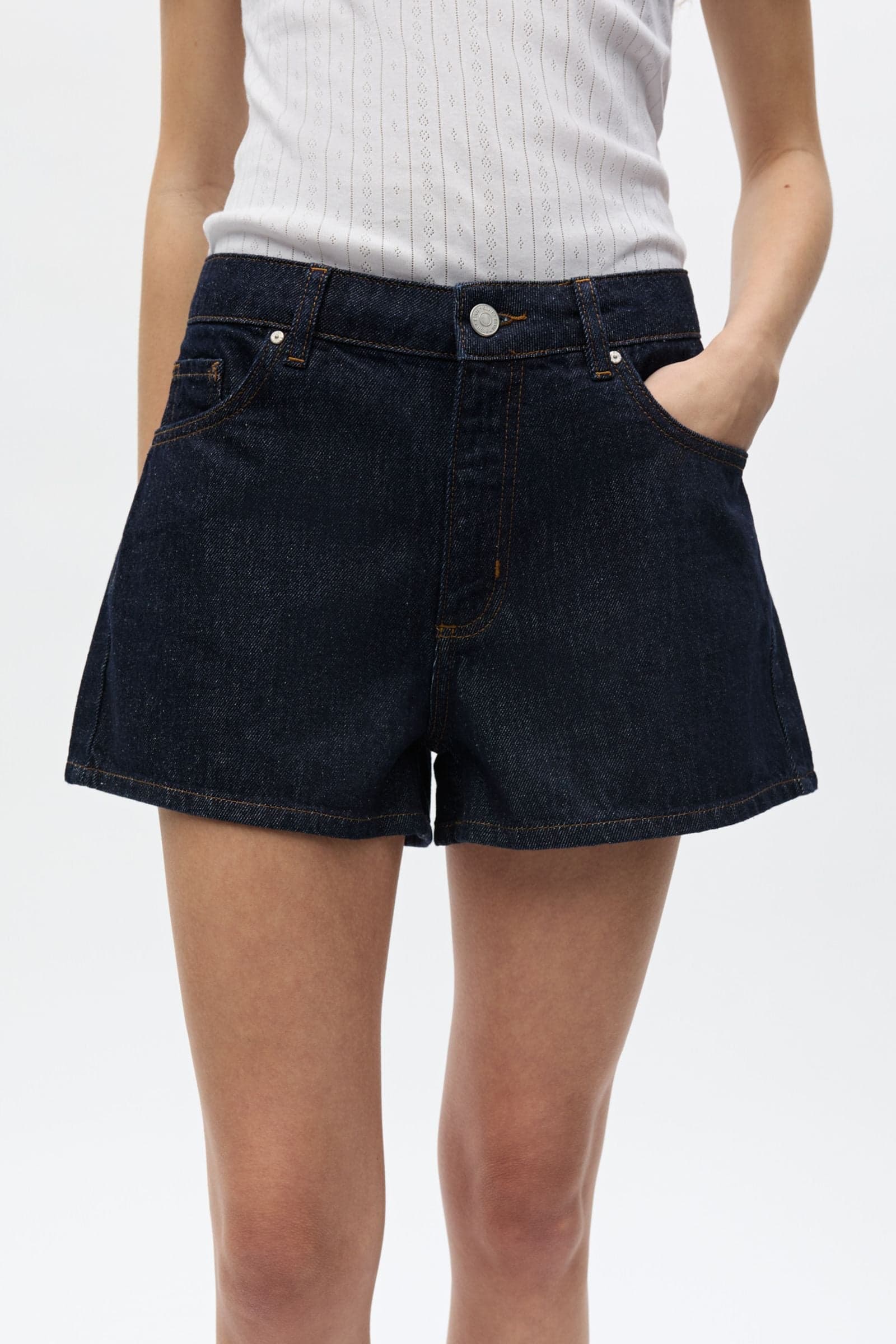 ENBLAKE SHORTS 6856 Dark blue rinse