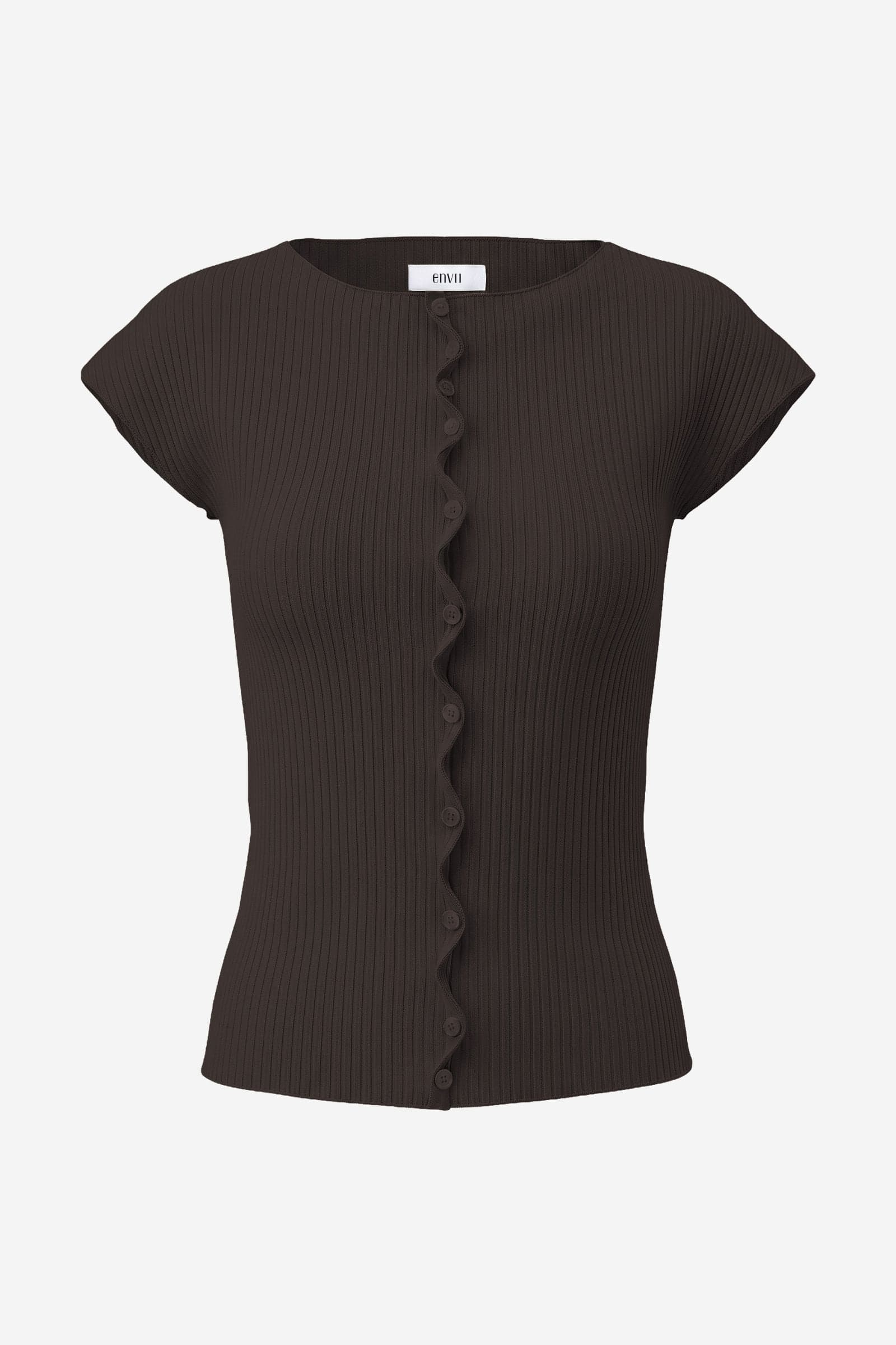 ENELIN SL CARDIGAN 7442 Chocolate Torte