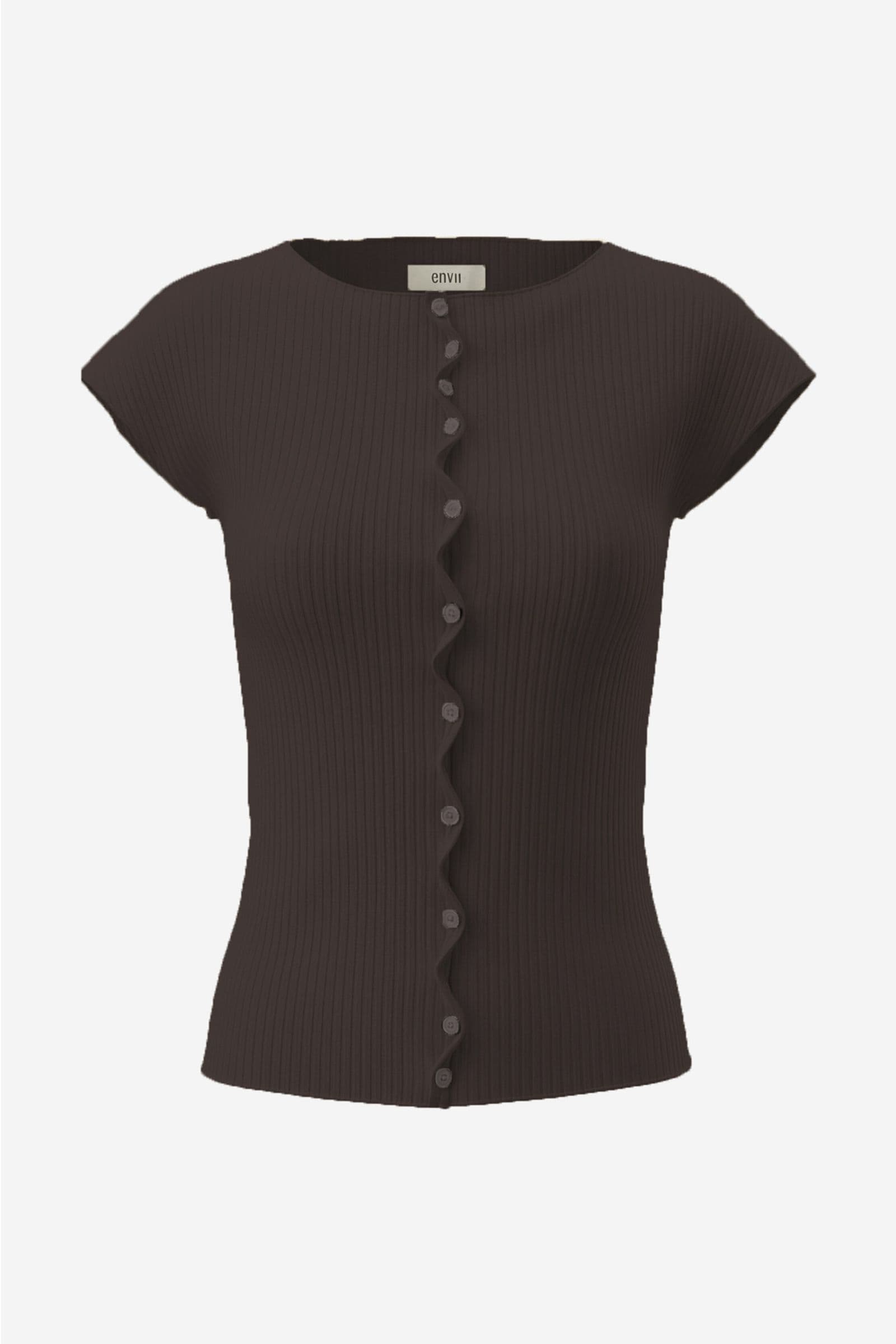 ENELIN SL CARDIGAN 7442 Chocolate Torte