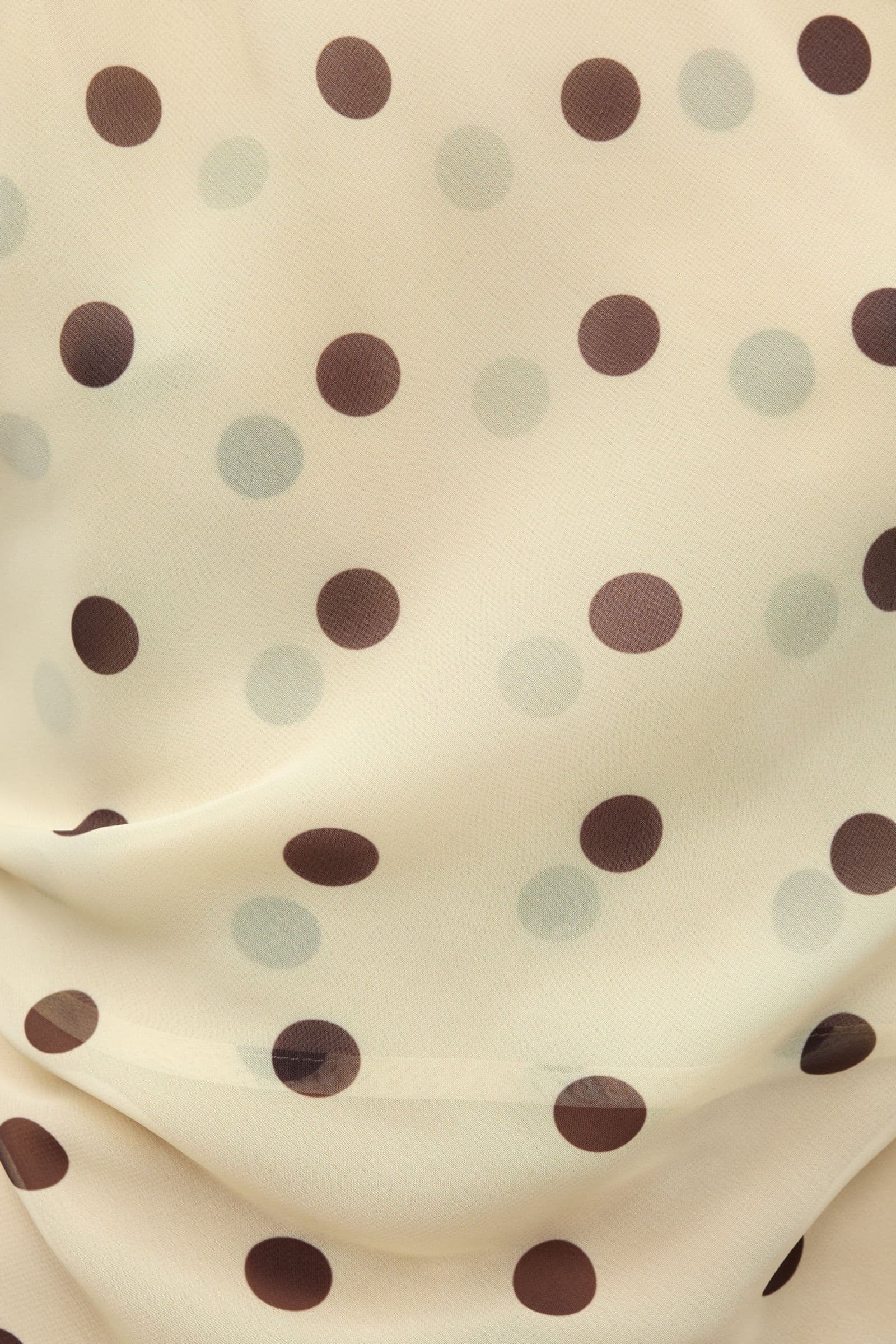 ENYARSA S TOP 7349 Pastel Yellow Polka Dot